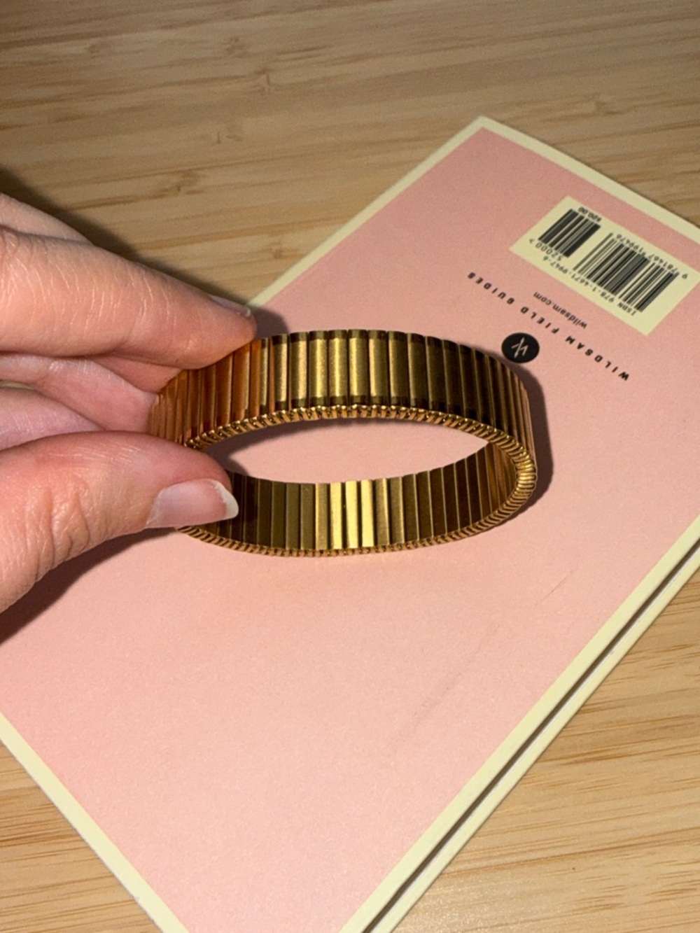 Gold Expandable Bracelet | Vintage Watch Band Style | Chunky Minimal